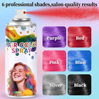 Green hair spray, green hair spray temporary for Women Kids Men, Washable Temporary Hair Dye, Spray hair color Non-Sticky, For Christmas Party, Halloween Crazy Hair Day, Cosplay Party (Green 4.06 oz)