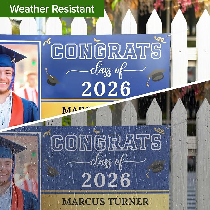 Graduation Banner, Custom Class of 2026 - Image 5