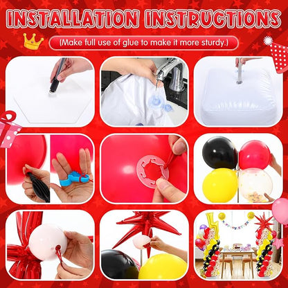 Kasyat 2 Set Cartoon Theme Balloon Column Stand Kit - Image 4