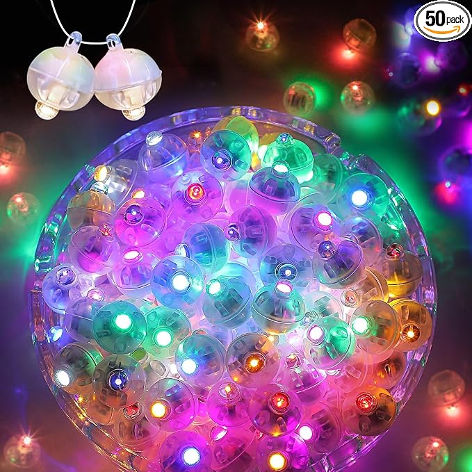 50PCs Mini Led Lights, Flash Led Balloons Light by ZGWJ