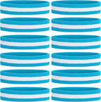 ONUPGO Sweatband Headbands for Men & Women -12PCS Sports Headbands Moisture Wicking Athletic Cotton Terry Cloth Headband for Tennis,Basketball,Football,Gym,Working Out