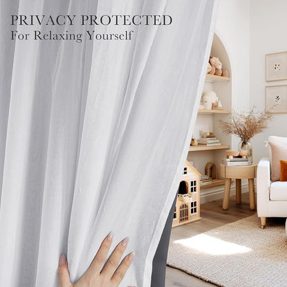 PONY DANCE Double Layer Curtains, 52 by 84 inches - Image 2