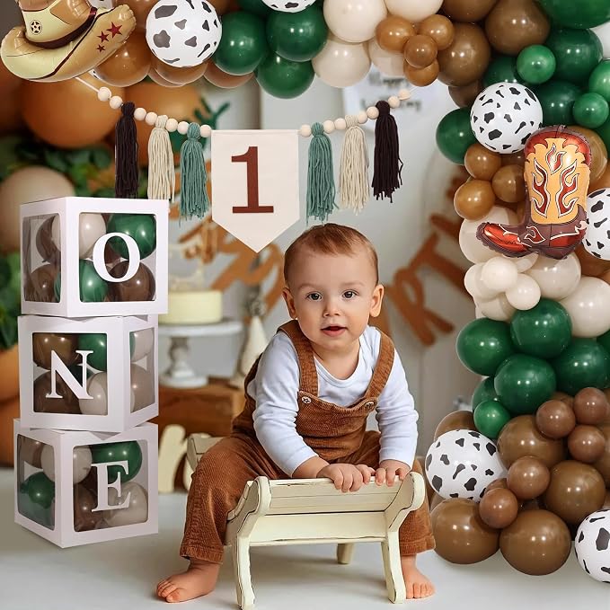 Western Cowboy First 1st Birthday Decorations - Image 5