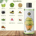 Hair Oil 6.76 fl oz., with Bhringraj, Amla Extract, Kalonji, Seasme, Avacado, Walnut, Thyme, Jajoba , Grape Seed & Coconut Oil 200 ml