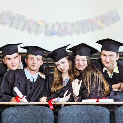 116PCS DIY Banner Customizable Birthday Banners Graduation Banner Custom Party - Image 4