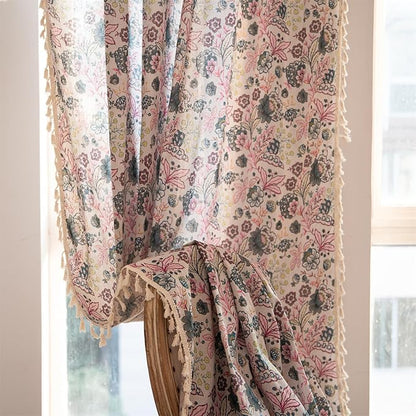 ENJOYBRIDAL Floral 96 Inch Curtains by ENJOYBRIDAL