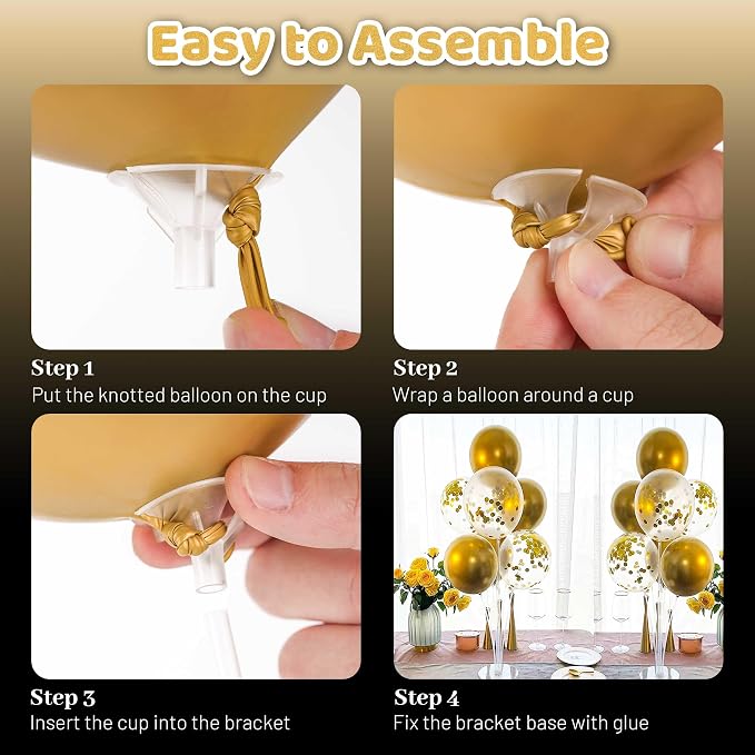 20 Sets Balloon Stand Kit, Balloon Sticks - Image 4
