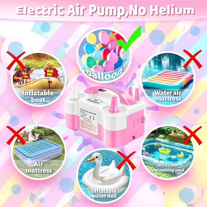 Anordsem Electric Balloon Air Pump: Polypropylene Plastic Case - Image 6