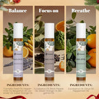 Essential Oils Roll On Set 6 Pack - (Relax, Sleep, Balance,Breathe, Focus on, Happiness) Aromatherapy Oil with Roller Ball, Essential Oils Blends for Skin - Relaxation Gift for Women and Men
