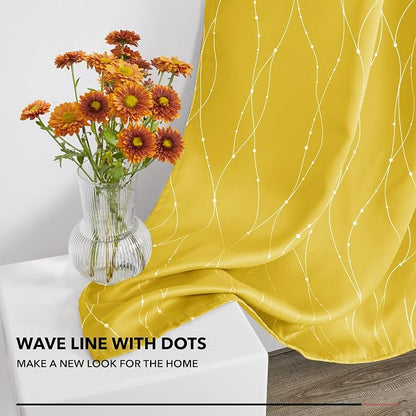 Deconovo Blackout Back Tab Curtains - Image 5