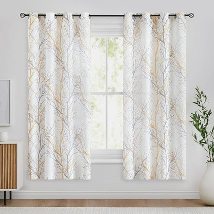 FMFUNCTEX Linen Semi Sheer Curtains - Image 2