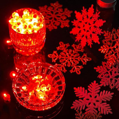 200pcs Red LED Balloon Lights, Mini Led Lights Small Round LED Ball Lamp - Image 4