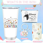 Keluna Laywer Gifts for Women Men - Lawyers Meaningful Birthdays School Graduations Thank You Gift, Motivational Keychain Tumbler Mug Makeup Bag