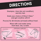 Color Lux Direct Vibes Semi-Permanent Hair Color, Magenta, Vibrant & Long-Lasting Shade, Ammonia-Free, Vegan, Sulfate-Free, Paraben-Free, 8 fl oz