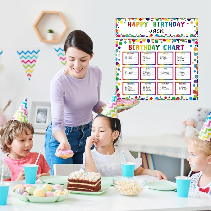 2 PCS Classroom Birthday Chart - Image 7
