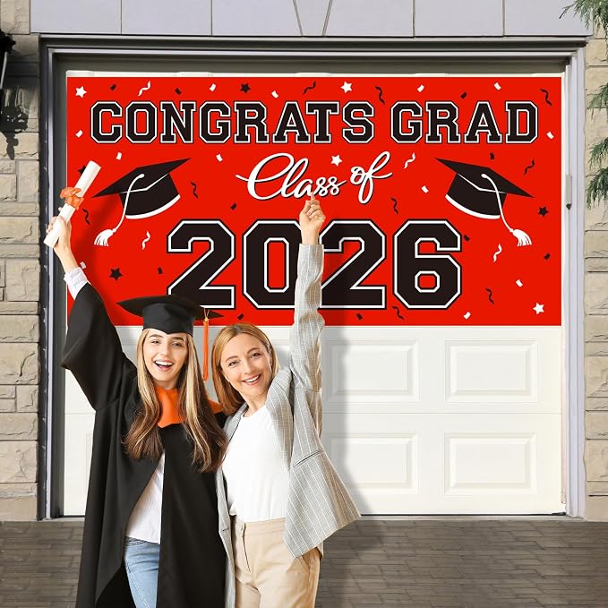 2026 Graduation Party Plastic Backdrop - Image 5