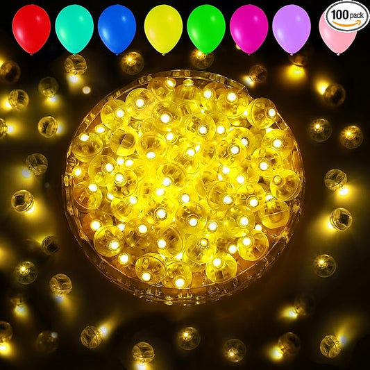 Aogist 100pcs Balloon Lights, Long Standby Time Waterproof Twinkle Mini Light by Aogist