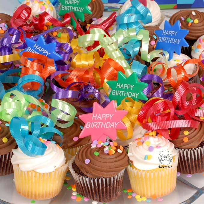 48 Rolls 16 Colors Curling Ribbon Balloon Curling Ribbons Set, 3/16 Inch x 11 - Image 2