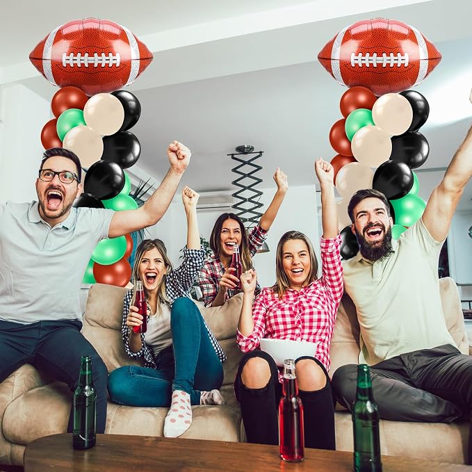 Kasyat 2 Sets Football Balloon Column Stand Kit Football Balloon Arch Garland - Image 5