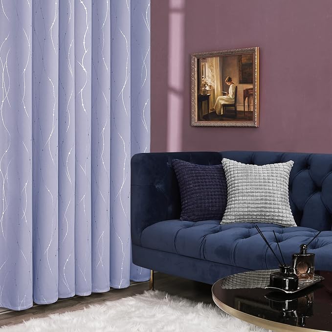 Deconovo Living Room Curtains 36 Inches Long, Thermal Insulated, Room Darkening - Image 4
