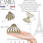 Camila Paris CP3537 French Octopus Hair Clip, Large Hair Clips for Thick Hair, Big Hair Claw Clip for Long Hair, Durable Girls Hair Clips for Women for Wavy Hair, Strong No-Slip Grip. Made in France