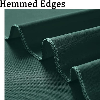 10x8 ft Wrinkle Free Hunter Green Backdrop Curtains - Image 4