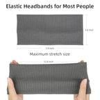 Headbands for Women Non Slip 6Pcs Thick Headbands Fashion Wide Headband Elastic Hairbands for Women's Hair Soft Head Band Workout Yoga Hair Accessories