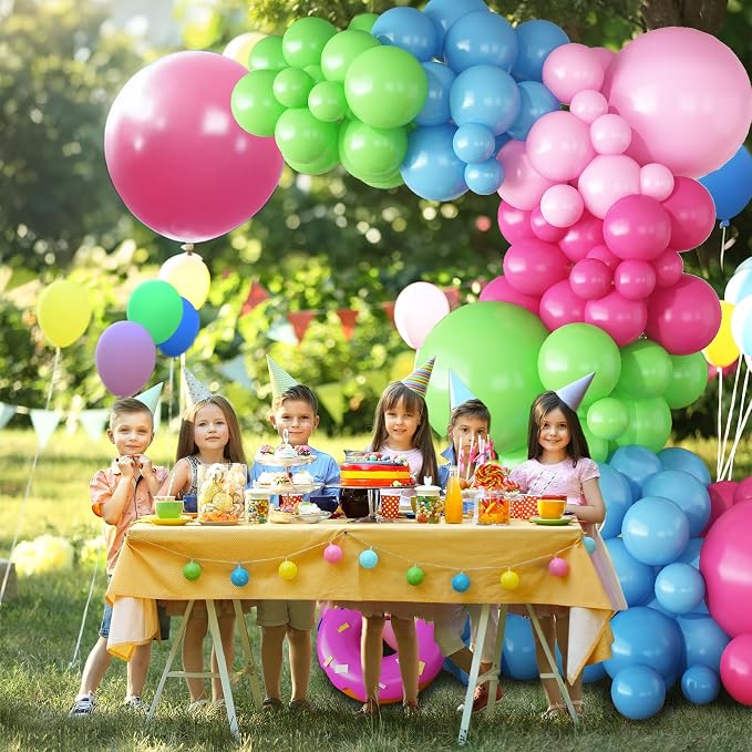 Candy Colorful Balloon Arch, Macaron Balloons - Image 3