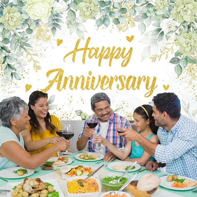 Large Happy Anniversary Banner - Image 5