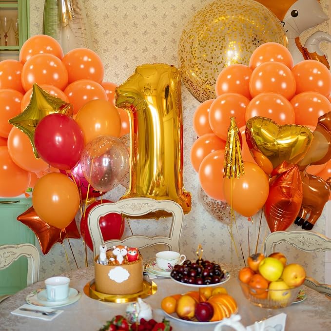 50pcs Orange Balloons, Helium 12inch Orange Party Balloons - Image 6