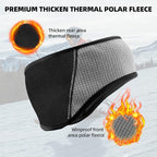 ROCKBROS Fleece Ear Warmers Earmuffs Headband Men Women for Running Skiing Cycling Warm Ear Cover for Winter Cold Weather
