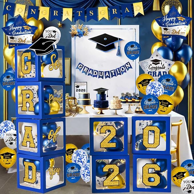 Graduation Decorations Class of 2026 by QIYANPAX