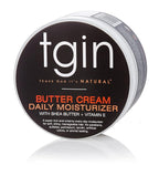 tgin Butter Cream Daily Moisturizer - Curly Hair Products With Deep Hydration for Soft, Defined Curls - Hair Products for Twist Out Styling, Frizz Control and Shine - 12 oz for Type 3B-4C