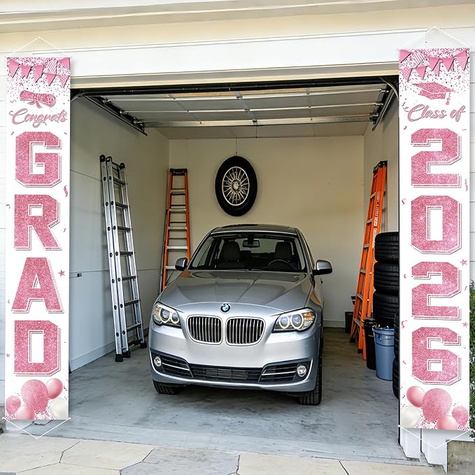 COHIE Congrats Grad Class of 2026 Porch Banner a Set of 2 - Image 7