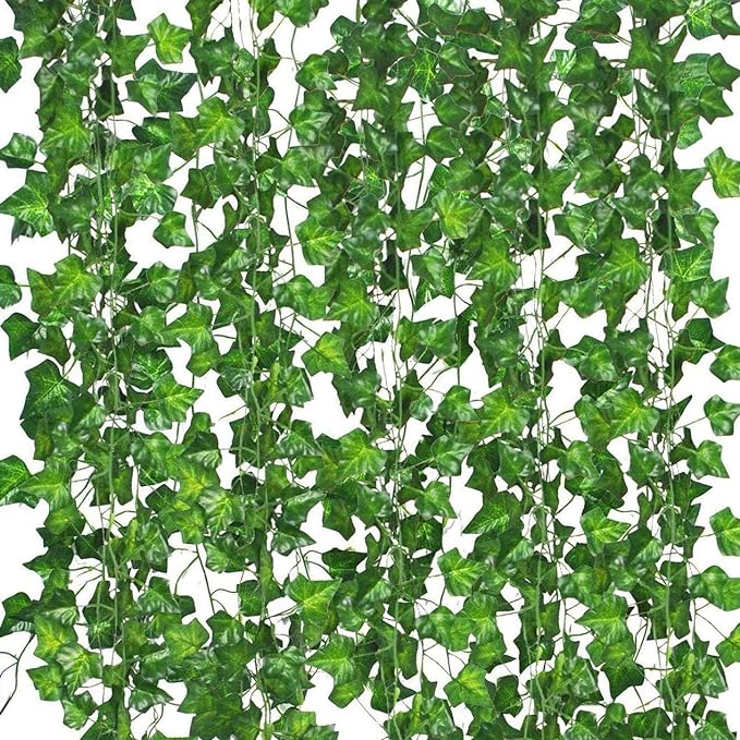 Comtelek 504 FT Artificial Ivy 72 Pack Ivy Vine Garland Ivy Leaves Greenery by Comtelek