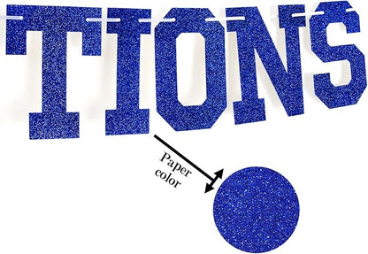 Blue Glitter Congratulations Banner, Achievement Celebrations, 2026 - Image 5