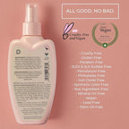 DAILY DOSE Award-Winning Clean Moisture Leave In Conditioner Spray Detangler for Dry, Damaged & Frizzy Hair. Instantly Softens, Smooths & Adds Shine for Kids & Adults. Vegan, Sulfate-Free, Color Safe