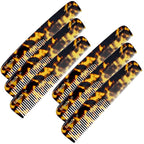 Giorgio G31 Fine Tooth Comb and Wide Tooth Hair Comb, Hair Styling Comb for Men, Grooming Hair Combs for Women, Mens Beard Care Combs for Detangling and Styling, Handmade Saw-Cut and Hand Polished