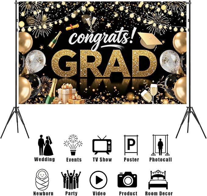 Class of 2026 Graduation Banner Backdrop - Image 5