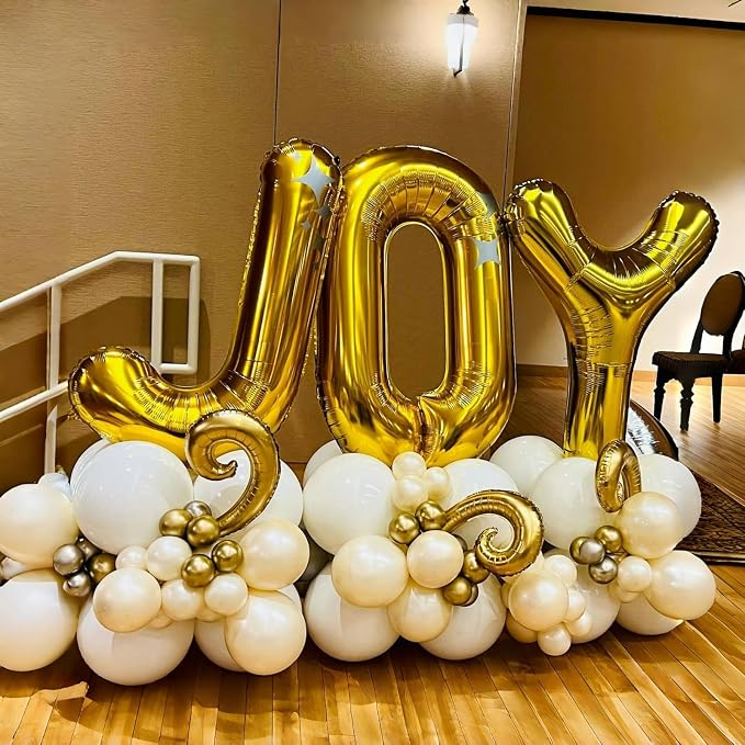 Big Alphabet J Foil Letter Balloons 40 Inch Self Inflating Name Balloon Decor - Image 3