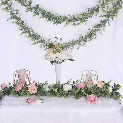 Faux Eucalyptus Garland Plant, 2 Pack Artificial Vines Hanging Eucalyptus - Image 5