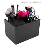 Hair Dresser Organizer - Shear Holder for Stylist - Hairstylist Organizer for Station - Scissor Holder Box - Hairstylist Accessories - Holder for Scissors (Black)