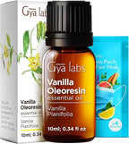 Gya Labs Vanilla Essential Oil - 0.34 Fl Oz - for Hair, Skin, Diffuser, Aromatherapy & DIY Candle Making Scent