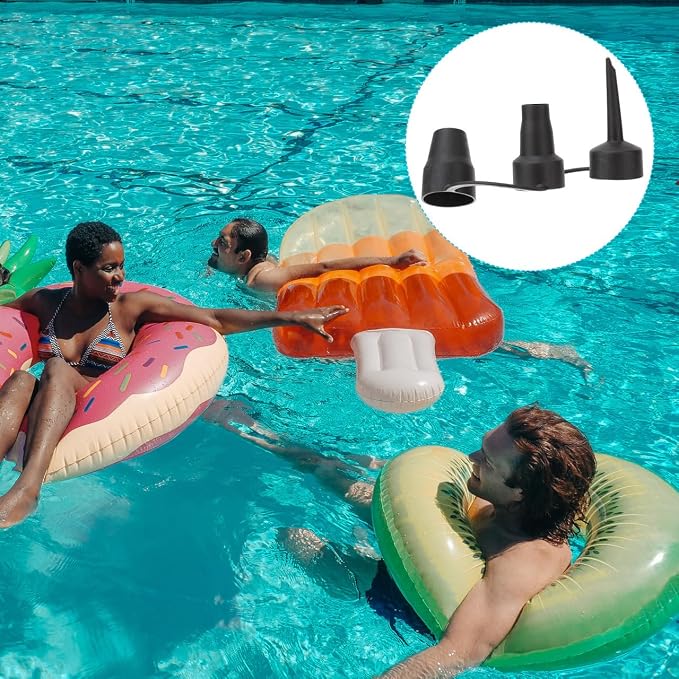 Balacoo Inflatable Nozzle Replacement, 3 Set Air Pump Replacement Nozzles | 3 - Image 8