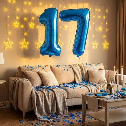 YPSelected 32 Inch Large Foil Helium Number Balloon Birthday Wedding Party 0-9 - Image 3