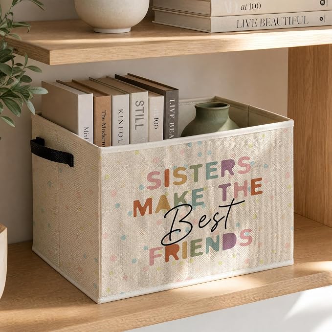 Boho Girl Nursery Foldable Storage Bins Box - Image 3