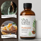 Frankincense Essential Oil – Pure and Natural Boswellia Oil for Diffusers, Skin Care, Hair and Scalp Blends, Massage, Soap and Candle Making, DIY and Home Fragrance – with Dropper, 4 oz