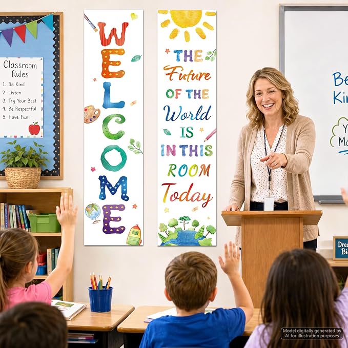 Classroom Welcome Posters Welcome Sign - Image 5