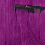 YoungSee Purple Tape in Human Hair Extensions 24 Inch Tape in Extensions Purple 10pcs Invisible Tapes in Hair-Extension Colorful 25g Diy Hair-Extension