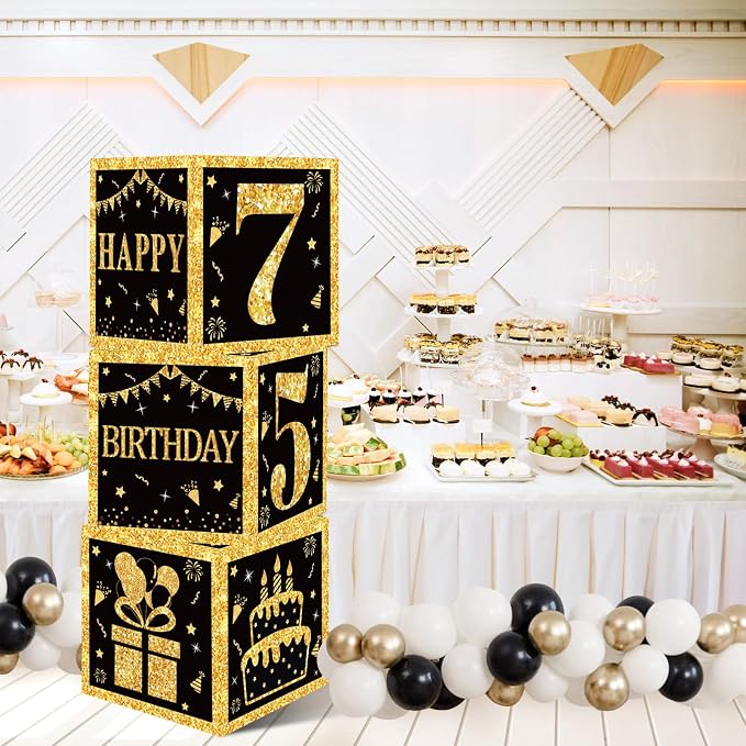 DataMoon 75th Birthday Decorations Boxes - Image 7